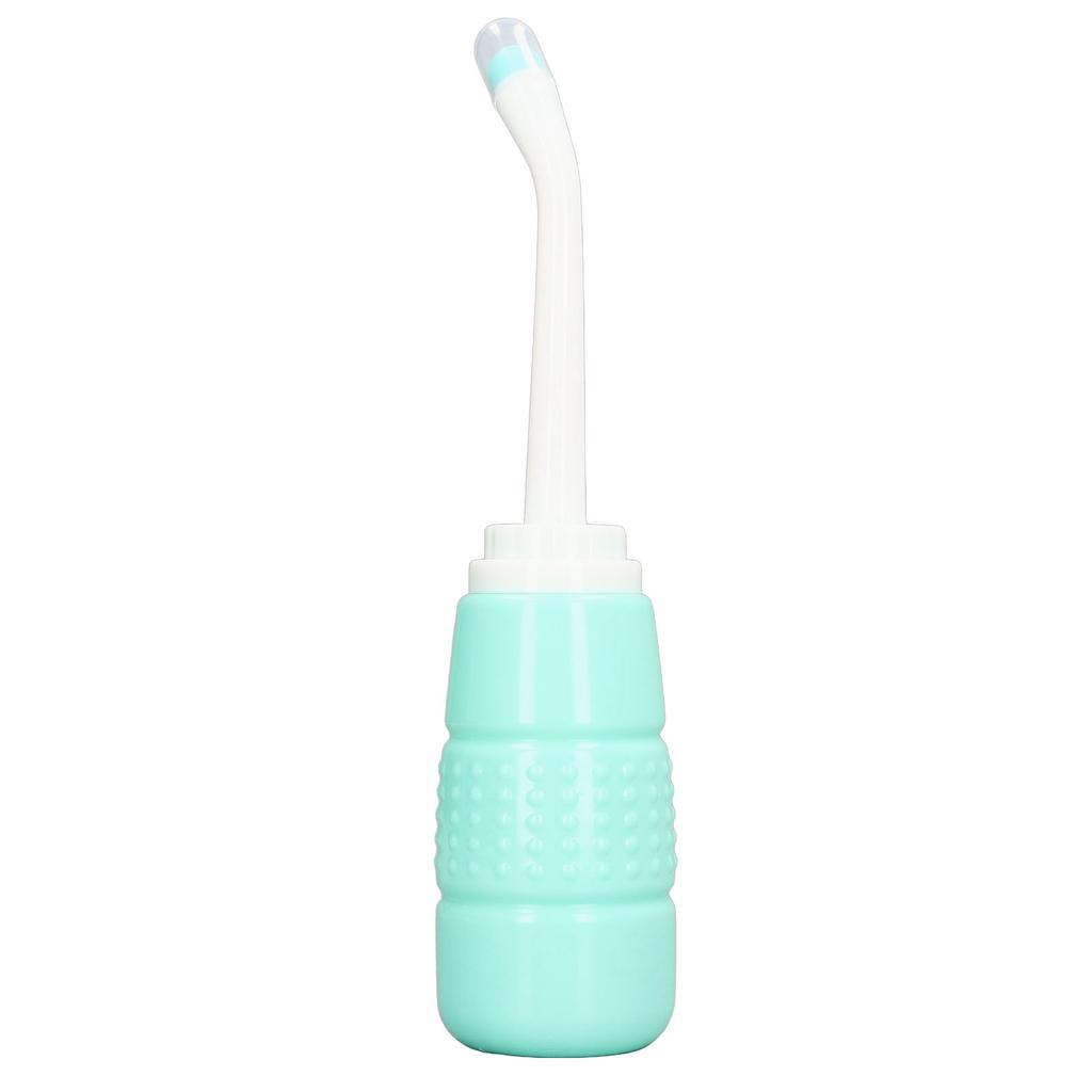 350ml Capacity Handheld Bidet Bottle Soft Squeeze Angled Nozzle Sprayer Cleaner for Outdoor Travel