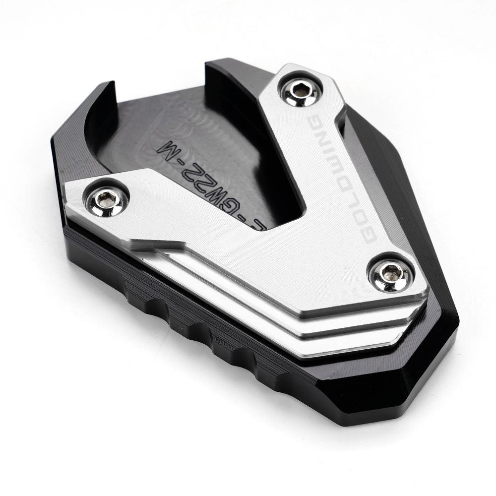 Motorcycle Accessories Side Stand Pad Plate Kickstand Enlarger Support Extension For Honda Goldwing 1800 GL1800 F6B