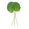 3PCS Acesorries Artificial Palm Leaves Green Fake Plant Vivid Simulation Leaf  Floral Arrangement