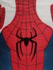 Tuta da Performance Spider-Man con Motivo Ragnatela 3D Costume Cosplay Vestibilità Slim Traspirante per Adulti