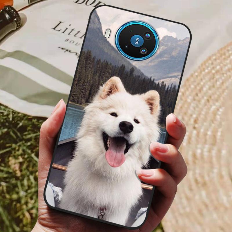 For Nokia 8.3 5G Case Soft TPU Silicone Cover for Nokia 8.3 Nokia8.3 5G Phone Case 6.81 Inch Cute Cat Protective Case Bumper