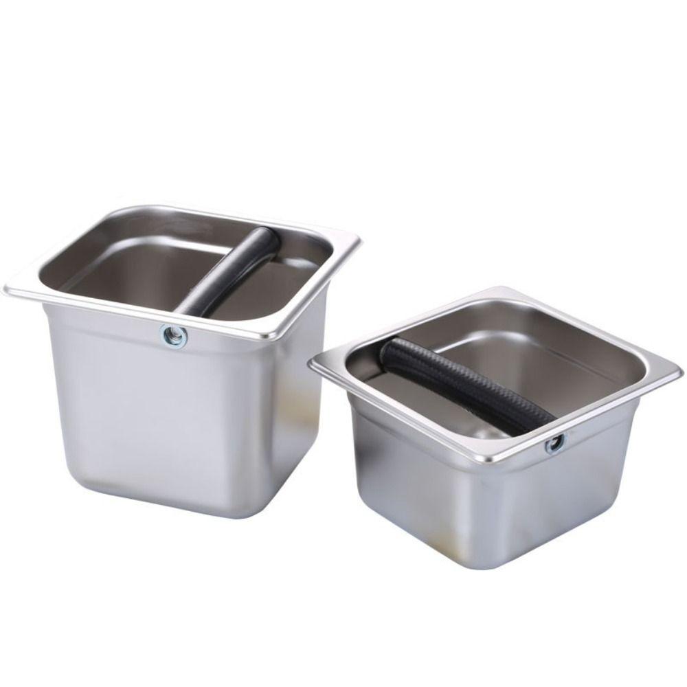 Bucket Stainless Steel Coffee Appliance Powder Slag Drum Coffee Knock Box Slag Drum Slag Tank