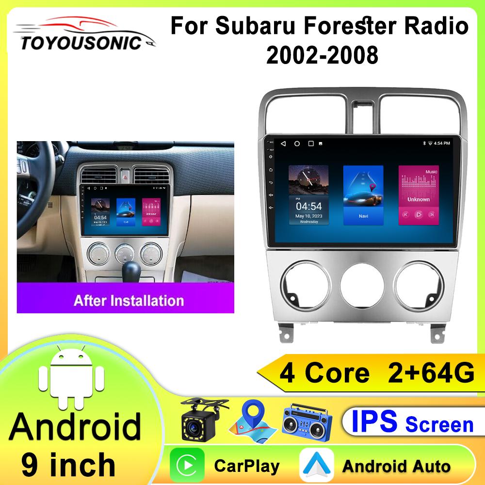 Android 13 Car Radio For Subaru Forester SG 2002-2008 Multimedia Video Player Navigation Stereo GPS Carplay Autoradio 2Din