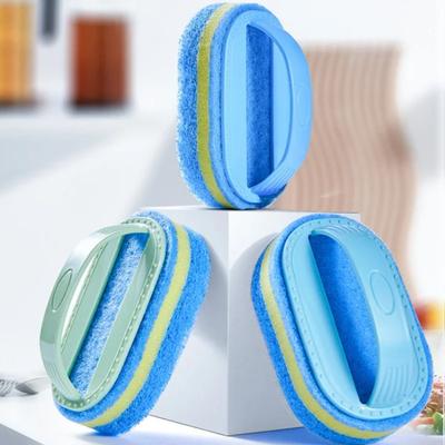 Küche Badezimmer Toilette Reinigung magischer Schwamm Glas Wand Reinigung Badbürste Griff Schwamm Keramik Fensternut Reinigungsbürste