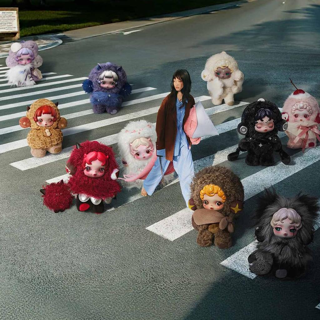 POP MART SKULLPANDA You Found Me! Series Plush Pendant, 1 Piece, Blind Box, Random Plush, Pop Mart, Skull Panda Figure, Gift, Oshikatsu