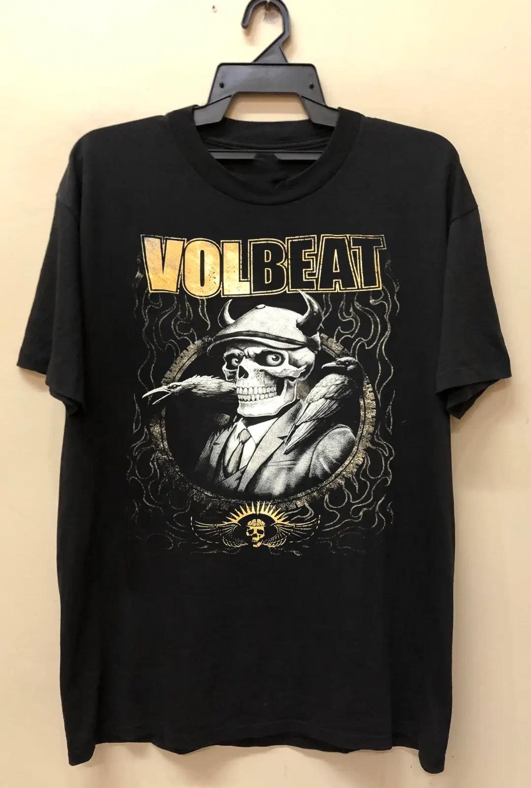 

Vtg Volbeat Band Short Sleeve Cotton Black Full Size Unisex T Shirt US040 4XL