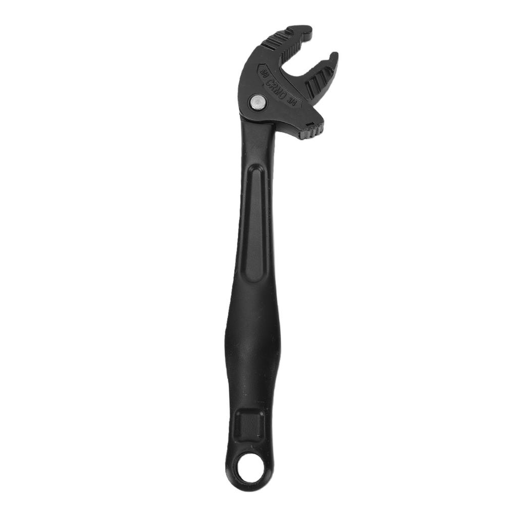 Ratcheting Jaw Wrench 10 13mm Claw Type Self Locking Adjustable Wrench for Plumbing Repair Auto Maintenance Black
