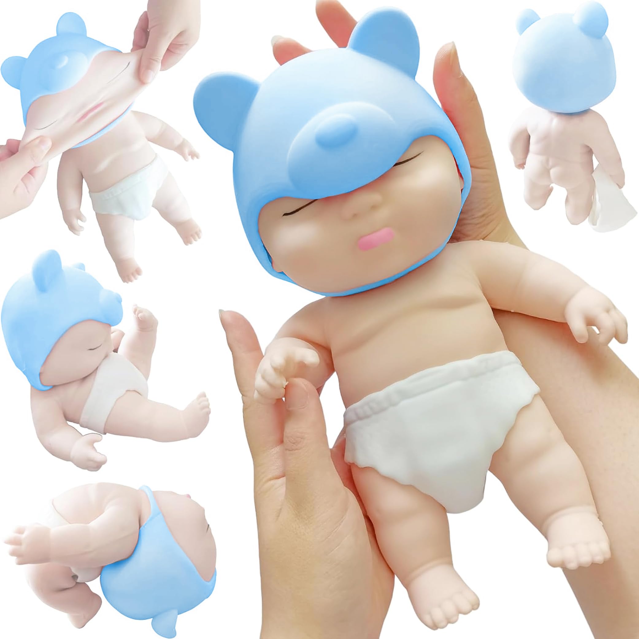 

The ultimate 26cm Big Size Squeeze Low Super Mental ASMR Tactile Stress Adult Relaxation Goods White relaxation! Toy, Rebound, Stretchable,