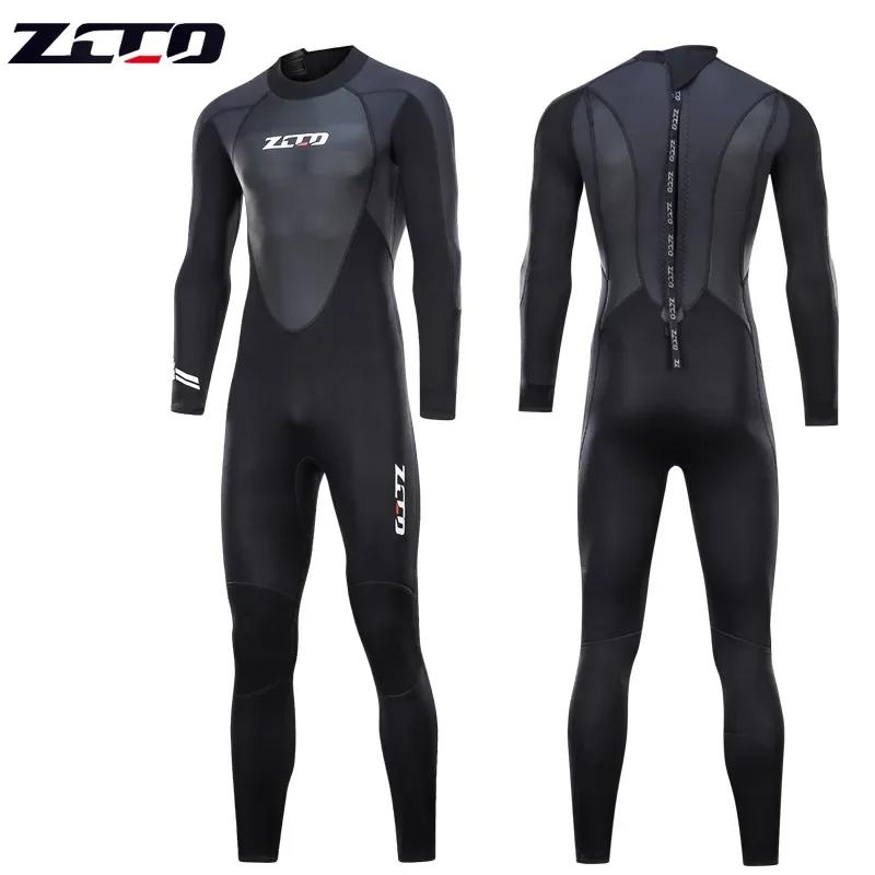 4xl 3xl Traje de Buceo para Hombre de una Pieza 3mm Traje Húmedo hombres Salto s Húmedo para Natación en Agua Fría Surf Traje de Baño de Invierno