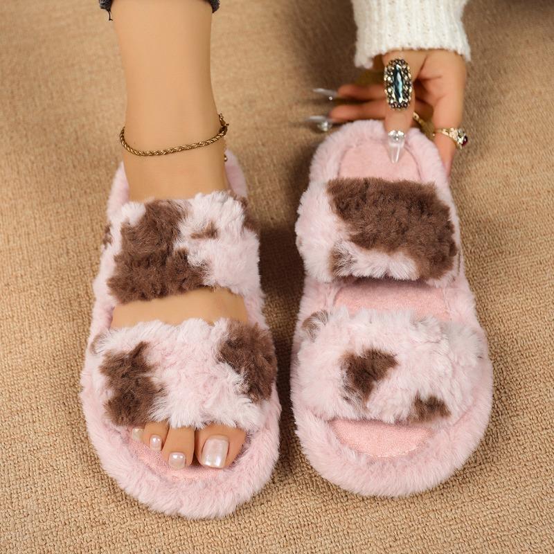 Fashion 2025 Hot Sale of The Season New Women's Slippers Fashionable Outdoor Wearable  Cotton Slippers for Autumn Winter Slippers