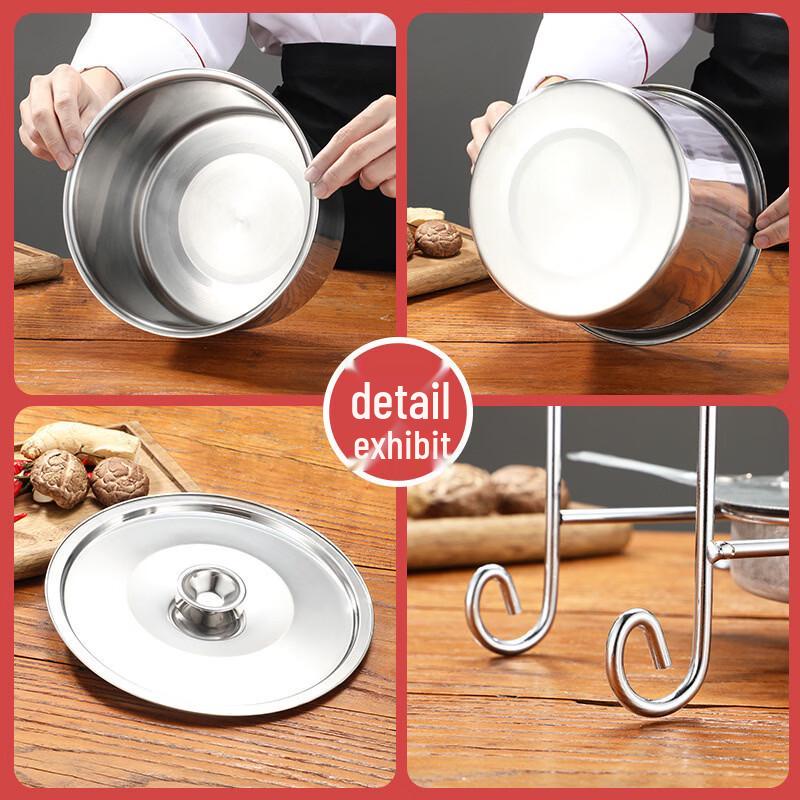 SMVP Stainless Steel Skewer Hot Pot Set with Lid