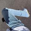Trendy Versatile Japanese-Style Harajuku Jeans: Artistic & Fashionable