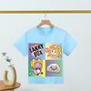 Kawaii Boys T-shirt Cartoon Lanky Box Cute Print Short Sleeve Girls Clothes Summer Casual Fashion Funny Cotton Children Tops Tee