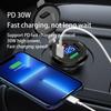 PD+QC3.0 Fast Charging USB Car Charger Socket with Voltmeter, Aluminum Alloy Waterproof Power Outlet