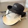 New Bucket Hat Fisherman Hat Sunscreen Cap Wide Brim Hiking Hats Quick-Drying Sun-Shade Fishing Caps
