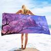 Natural Landscape Flowers Beach Towels Oversized Sand Free Quick Drying Beach Towel Big Bath Towels Beach Travel Accessories