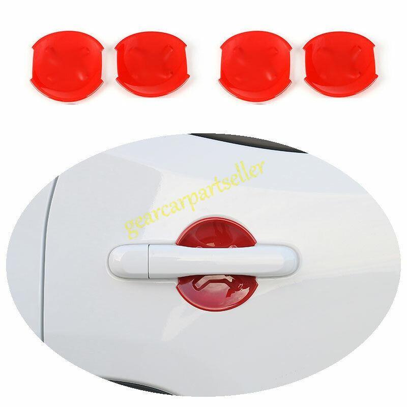 For Jeep Renegade 15-2023 Fiery Red Exterior Side Door Bowl Cover Trim 4PCS