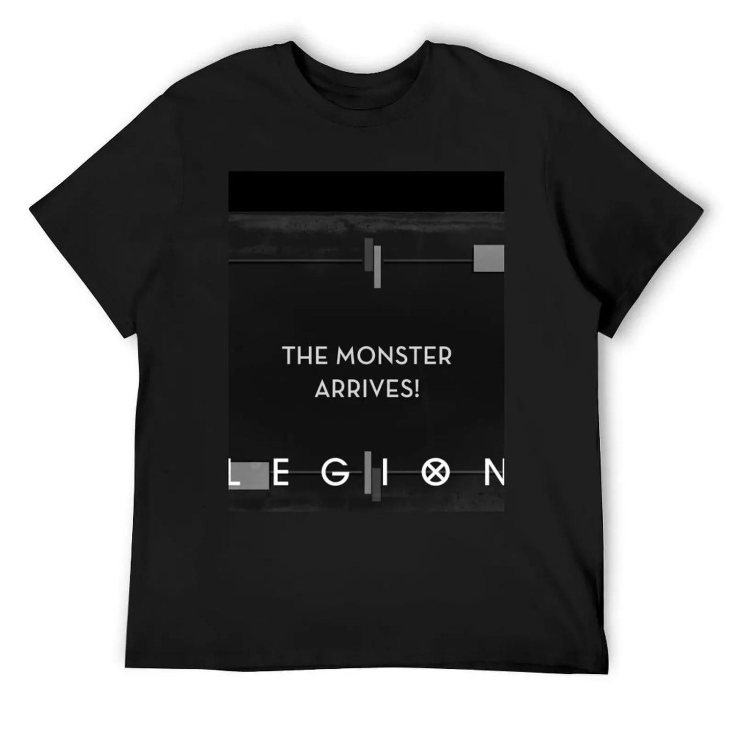 

The Monster Arrives! (Legion) T-Shirt Funny t-shirts plus size tops blacks sweat mens designer t shirt XXXXXL різнокольоровий