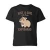 Just A Girl Who Loves Capybaras Women Kids T Shirt Funny Cute Capybara Gift Tee