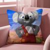 Blinky Bill the Movie Cushion Cover Multi-Scene Pillow Cover for Home & Car - Reversible, Soft & Durable for Daily Use