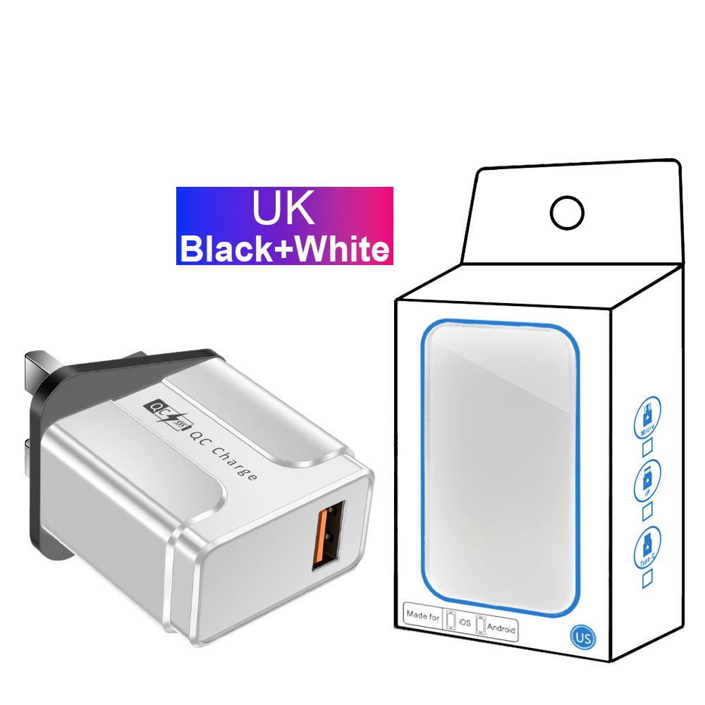 68W Super Fast Phone Charger with AU, US, UK, EU Plugs - Compatible with Huawei SuperCharge.