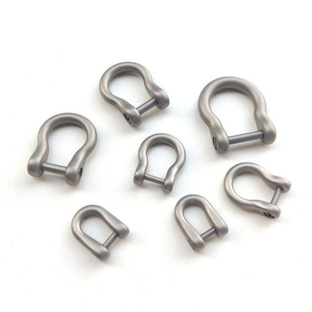 

10 Styles Carabiner Horseshoes D Bow Staples Outdoor Bracelet Buckle Outdoor Accessories