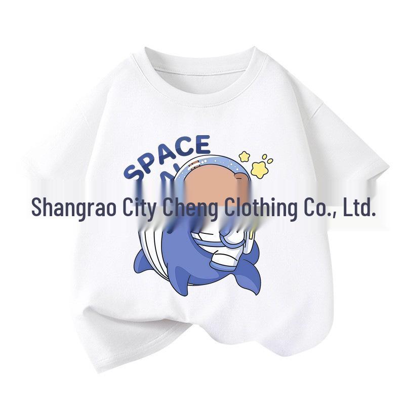Capybara Kids  Pure Cotton Summer Short Sleeve T-Shirt 140 cm