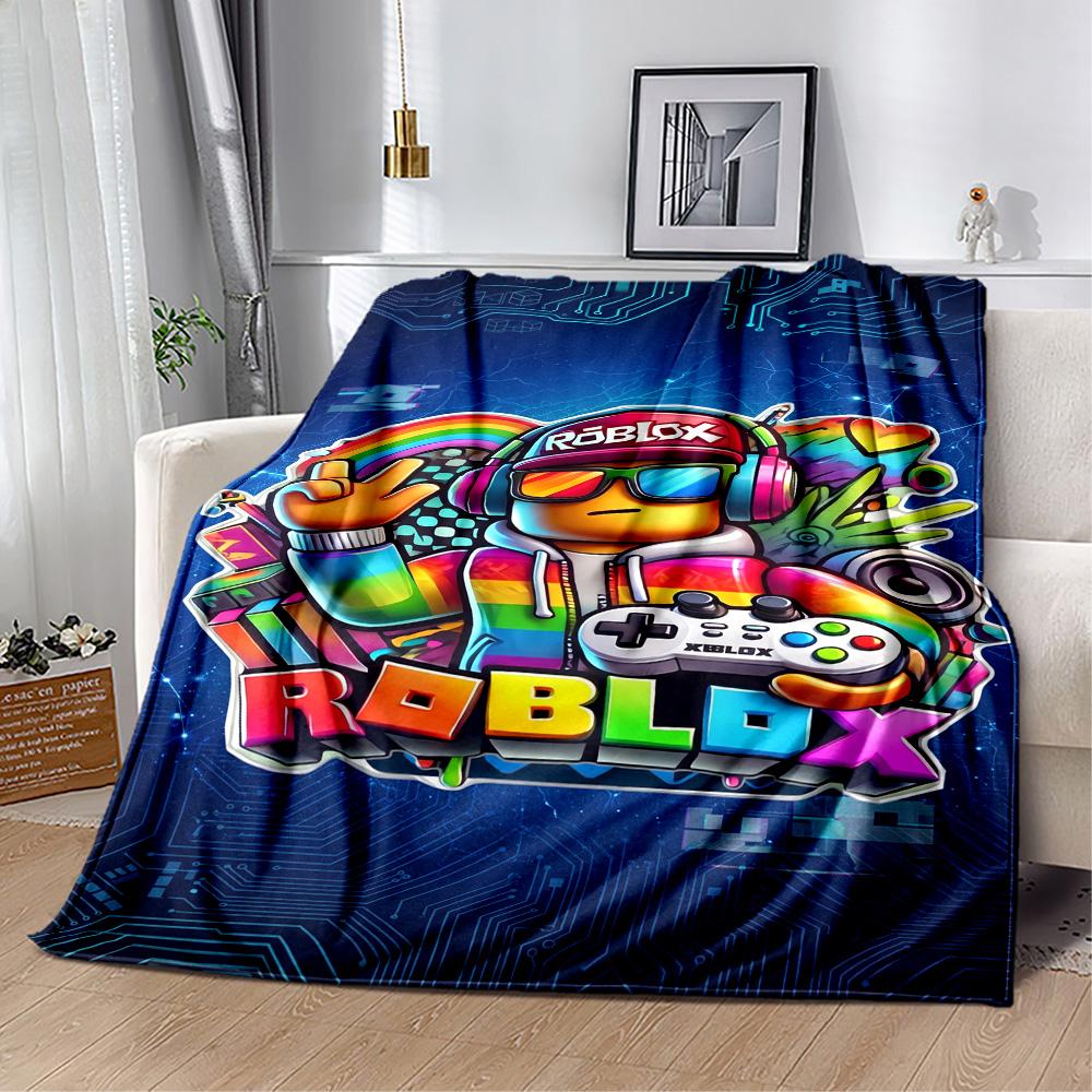 Roblox 338 Blanket Soft & Cozy Great for Chair Office Chair Office Four Seasons Multipurpose Modern Gifts For Family Or Friends