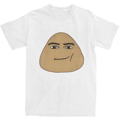 Men Women Cartoon Game The Maw My Pet Alien Pou Meme T Shirt Apparel Funny 100% Cotton T-shirt Clothes Vintage Tee Shirt Printed