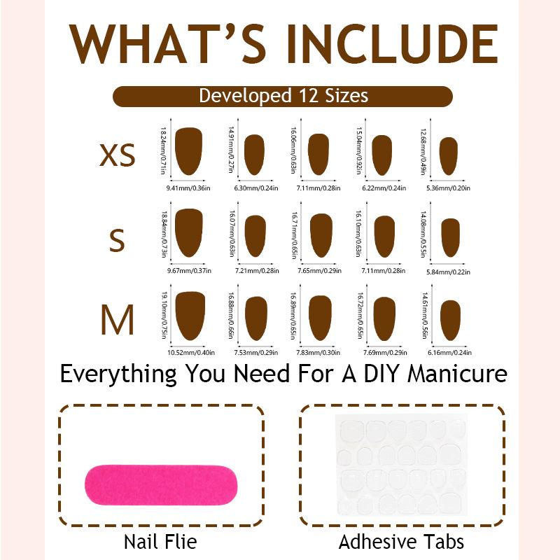 30 Pcs Purple Cat Eye Long-Wear Nails with Starlight Gradient and Gilded Nail Art Stickers