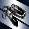 Alloy Car Key Case Cover Bag For Toyota Land Cruiser 200 Prado Crown TLK 200 Yaris Cross Hilux Innova Rav4 Fortuner Camry 55 50