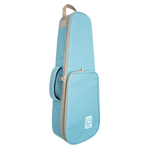 KIWAYA KLC-Sop/SB Soprano Size Ukulele Light Case (Compatible with Long Necks, Durable and Lightweight, with Retractable Shoulder Strap) Sky Blue