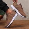Men's Flat Bottomed Breathable Sneakers Summer Casual Lace Up Walking Comfortable Tennis Soft Sole Jogging Vulcanized Shoes