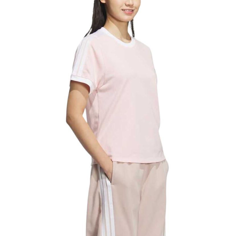 Adidas Comfortable Breathable Short Sleeve Regular T-Shirt Women tops Light-Pink JY7628