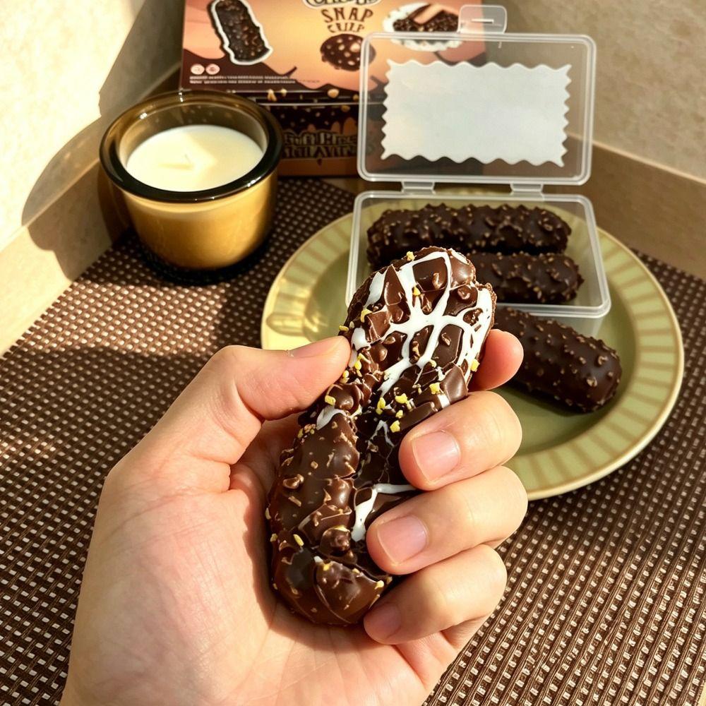 Satisfying Sound Crispy Squishy Chocolate Crunchy Squeeze Wax Skin Squeeze Toy  Kids Adults