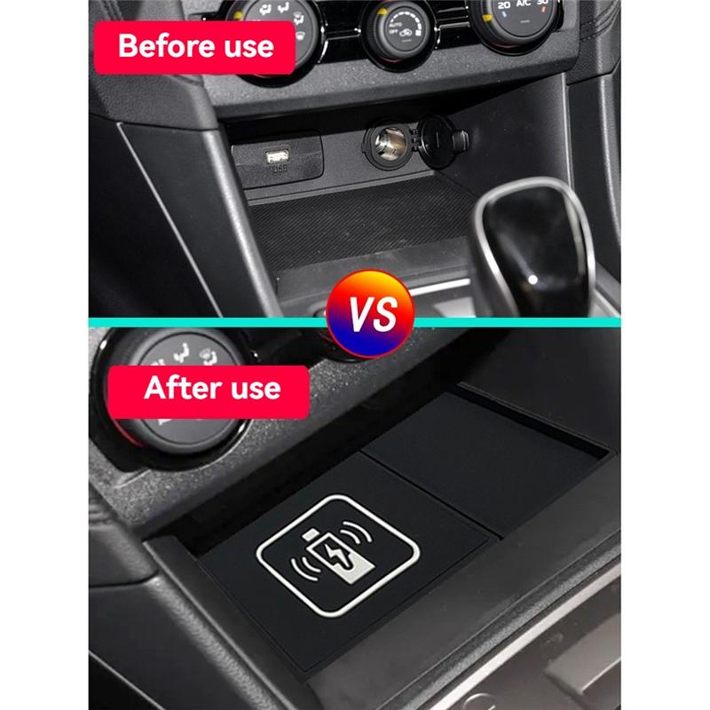 Car 15W Wireless Charger For Subaru XV Impreza 2018-2022 Phone Charging Board Decoration Central Control Phone Holder