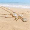 Choice of All Shell Necklace for Women Ocean Jewelry Seashell Starfish Beaded Choker Necklaces Beach Vacation Essentials Holiday Jewelry Fashion