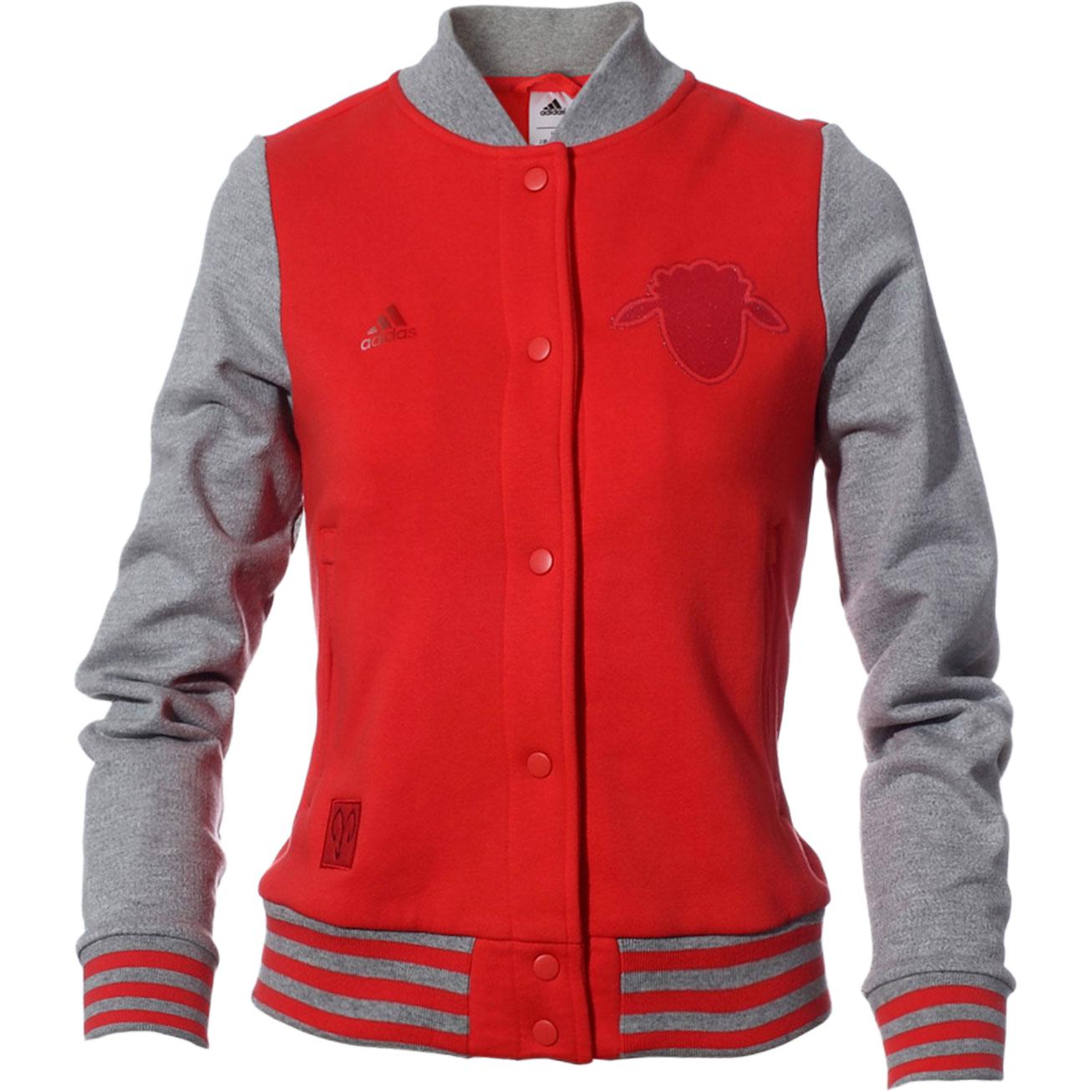 Adidas Jackets Women s Red Stand Collar Moderate Other S14107 L