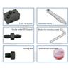 Car Brake Line Flaring Tool Anti  Multi Functional Compact Steel Brake Pipe Reamer for 45 Degree SAE Double Flaring