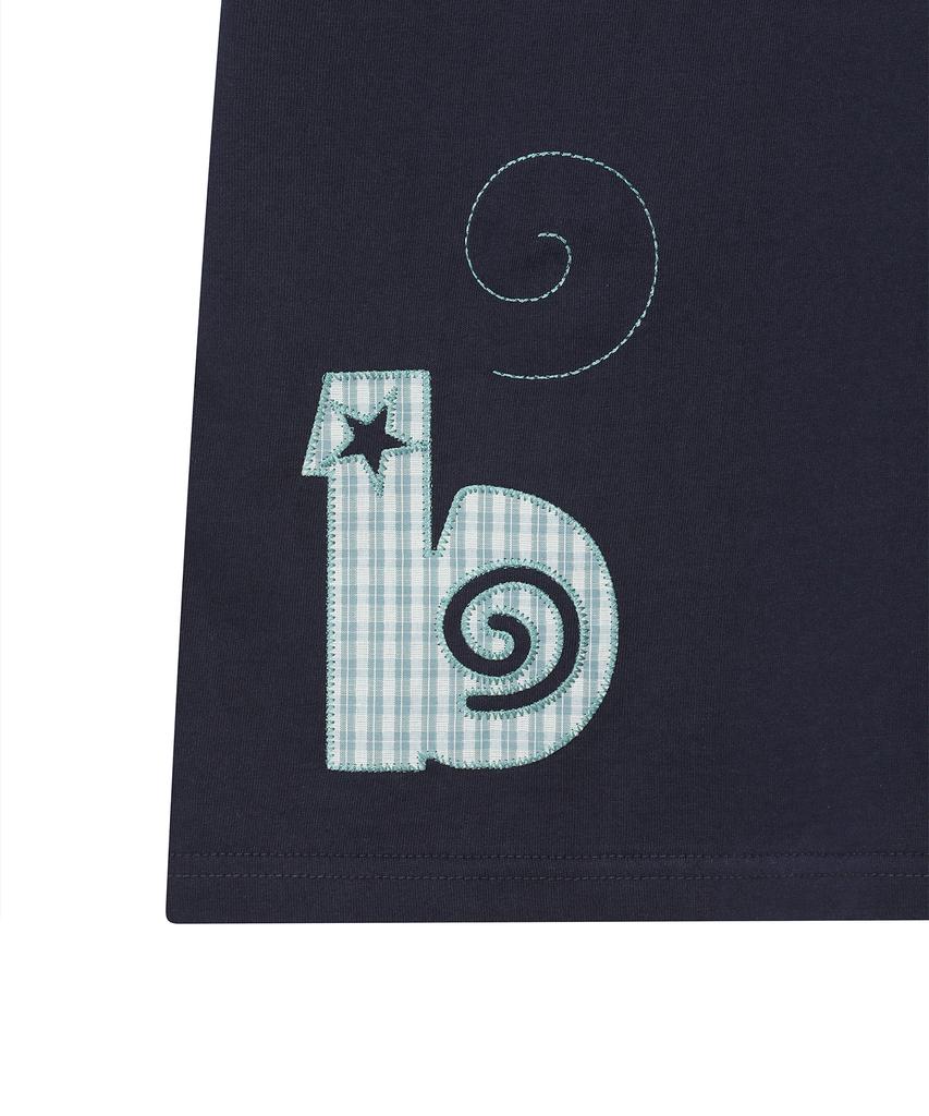 BAUF B Star Slim Fit T-Shirt [Navy]