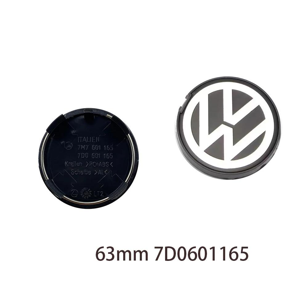 2026 For VW 4Pcs Wheel Center Caps Hub Cover 56mm 65mm 70mm 76mm for VW Golf 5 6 7 Passat B6 B7 B8 Tiguan Polo Jetta GTI 3B7601171 5G0601171
