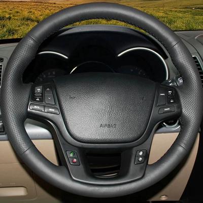 Capacul personalizat al volanului mașinii, confortabil, 100% potrivit pentru Kia Sorento 2 2009 2010 2011-2015 Cadenza 2014-2016
