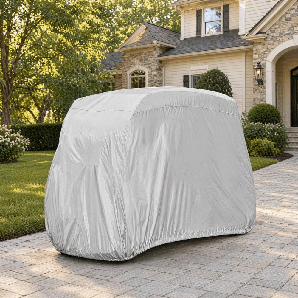 2/4 Passenger Sightseeing Car Cover Dust Proof Outdoor Vehicle Cover  Car Accessories