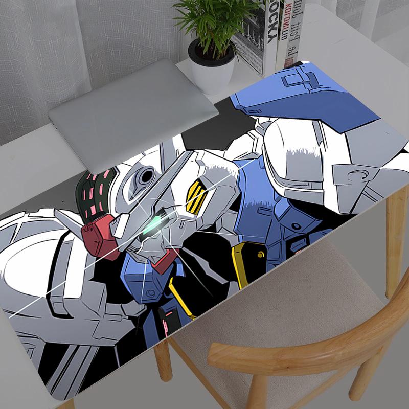 Large Mouse Pad Mobile Suit Gundam Anime Gamer Computer Desk Mat Modern Table Keyboard Laptop Carpet XXL Gaming Mousepad