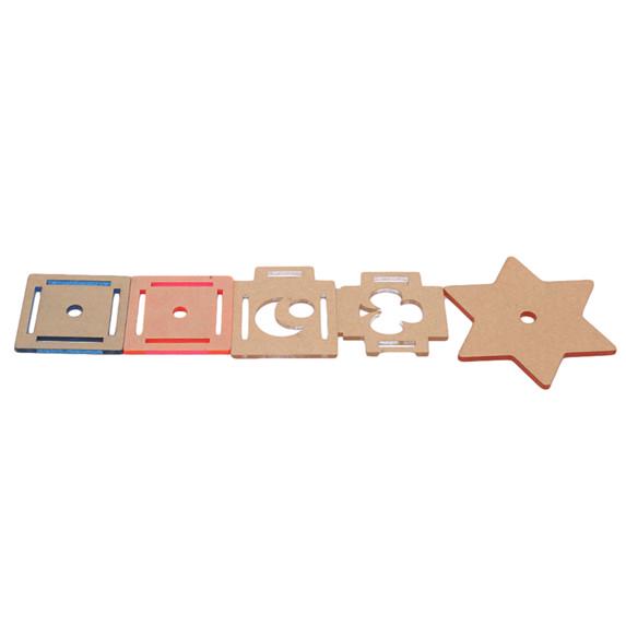 3-layer Parrot Chewing Pendant Transparent Feeding Bird Food Toy Food Feeder Star Grass Pendant Toy