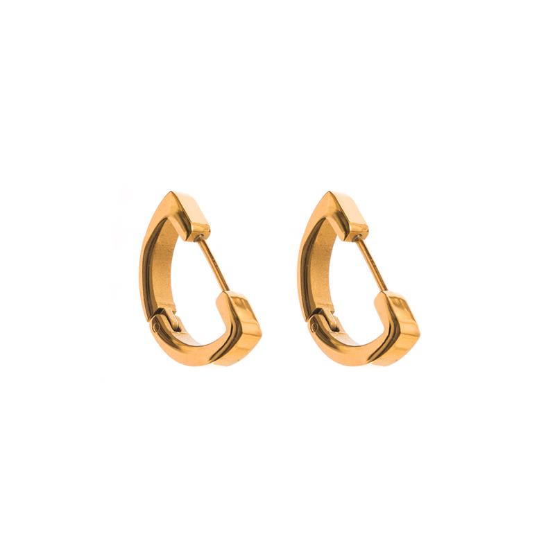 Women's Stud Earring Heart Shaped Creative Micro Set Color Zircon Exaggerated Accessories Earrings