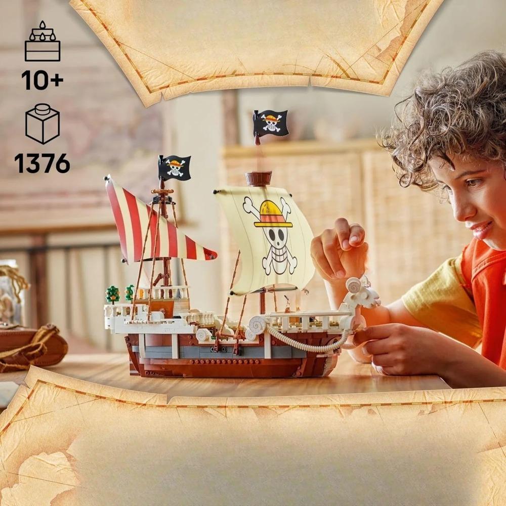 Fröhliches Abenteuer Piratenschiff 75639 Bausteine Sets Kompatibel mit Legoed Partikeln Geeignet für Weihnachtsgeschenke 1376 Stück