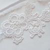 2 Pieces Bridal Garters Wedding Garter Set Thigh Rings Stretch Floral Pattern Lace Leg