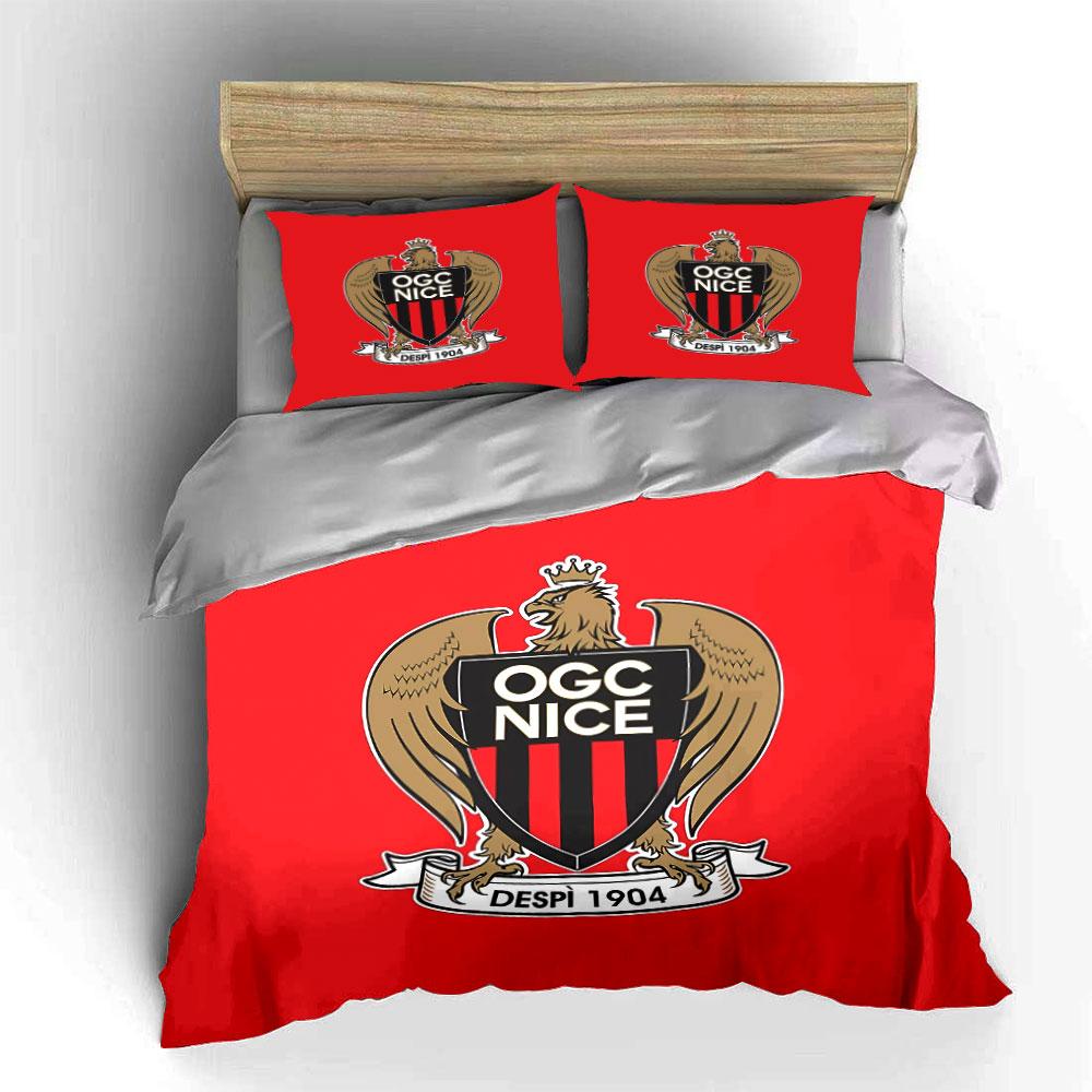 OGC Nice Crest Design Set Bedding Duvet Cover Set Duvet Cover Pillowcases (1*Duvet Cover 2*Pillowcases, without duvet insert)
