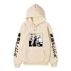 Tokyo Revengers Gang Group Unisex Fleece Hoodie Autumn Winter Black White Manga Print Long Sleeve Anime Pullover Sweatshirt